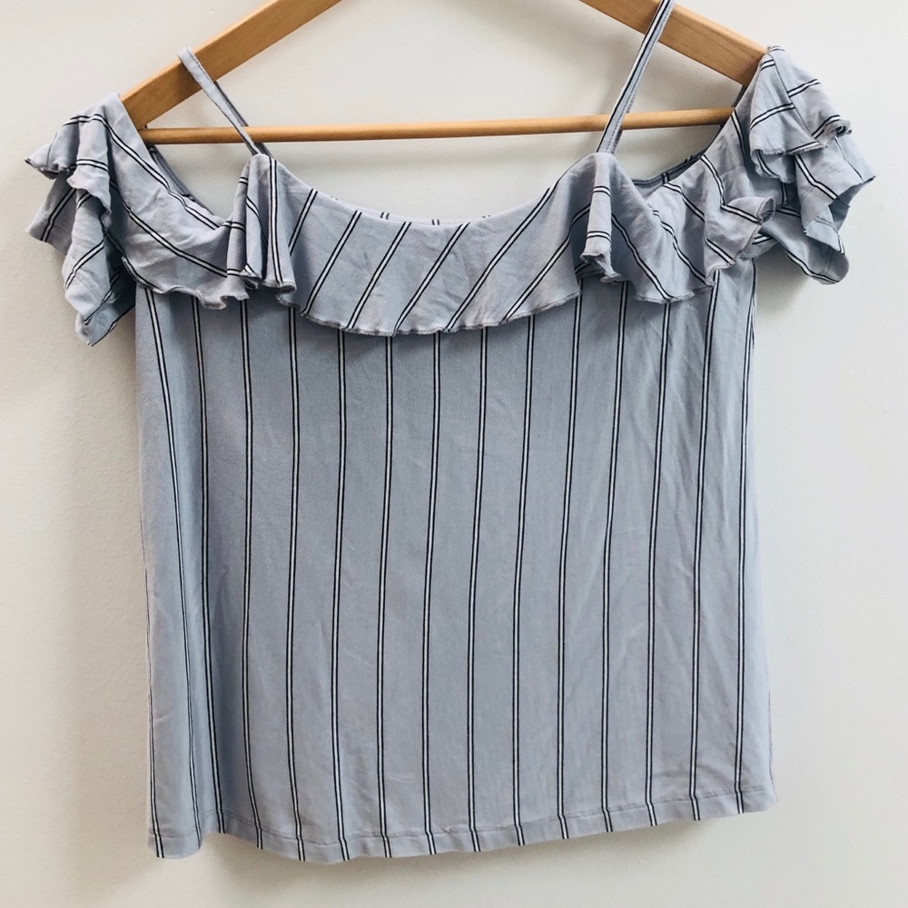 American Eagle Off-the-Shoulder Ruffle Top